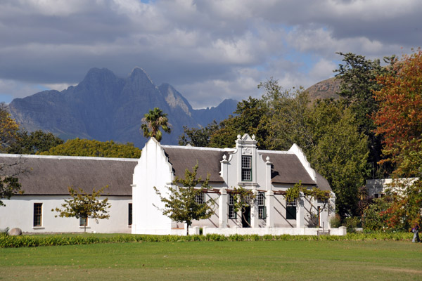 Small park with the Toy and Miniature Museum in an old house, Stellenbosch