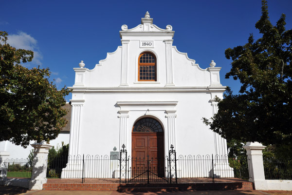 Rhenish Church (1840), on the south side of The Braak, Stellenbosch