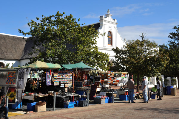 Craft market by the Rhenish Church across from the southeast corner of The Braak