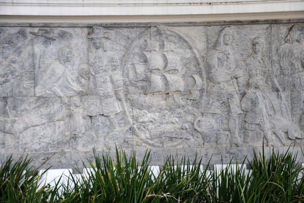 Historic relief, Stellenbosch Town Hall, Plein Str