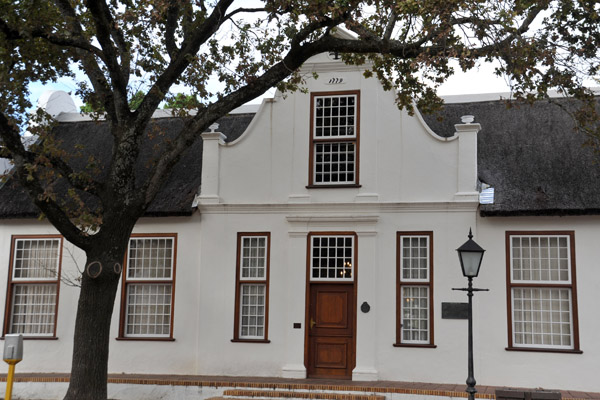 Cape Dutch house built in 1779, Drostdy Str, Stellenbosch