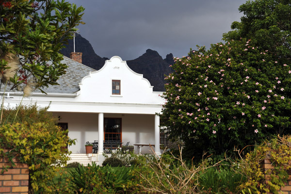 Cape Dutch architecture of the Alto Wine Estate, Southern Stellenbosch Winelands