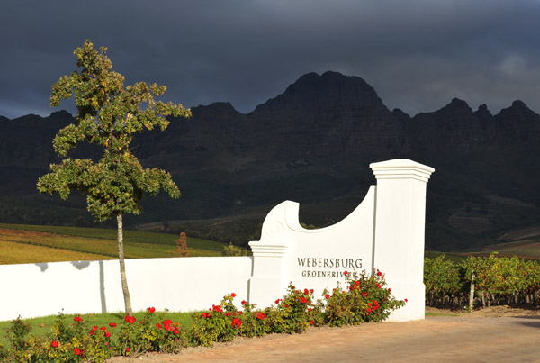 Webersburg Groenrivier Wine Estate, Stellenobosch