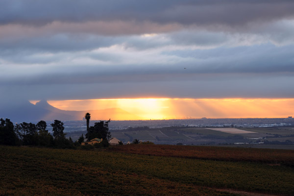 Sunset with Lion's Head, Cape Town