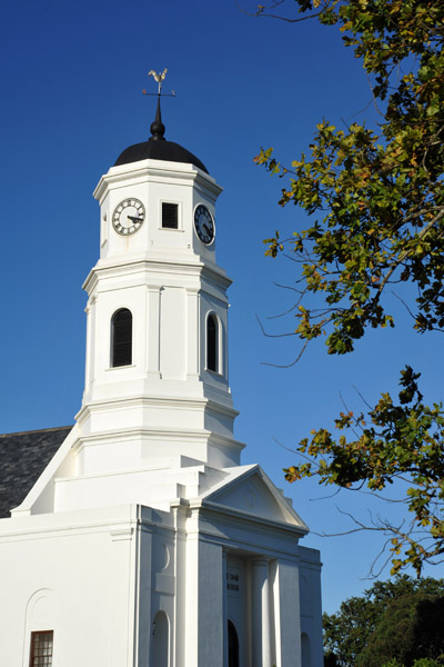The tower of the Dutch Reformed Church was rebuilt in 1906 after it collapsed