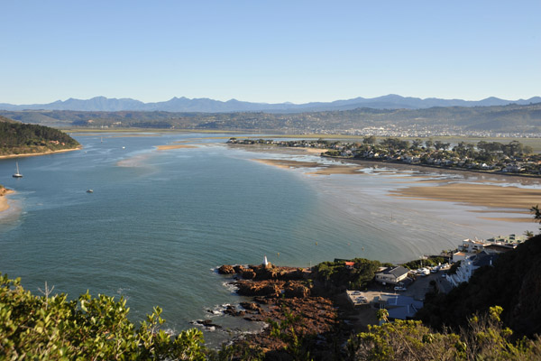 View of Knysna Lagoon from the eastern Head