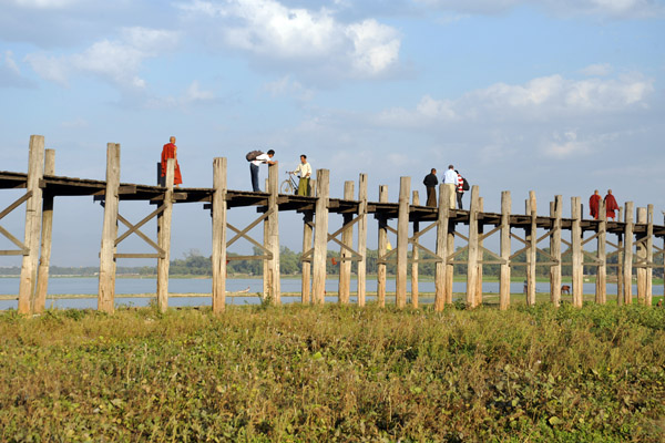 The 1.2km teak footbridge at Amarapura