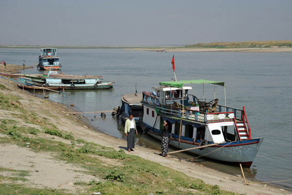 Our boat to Mandalay