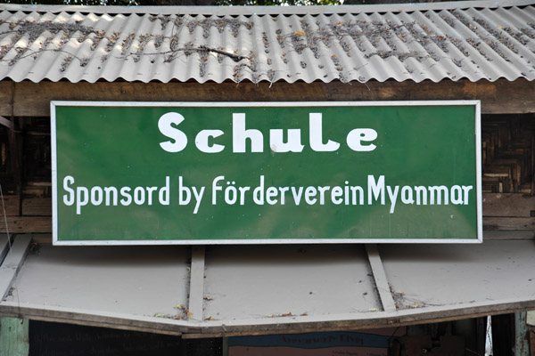 German school (Schule) sponsored by Frderverein Myanmar