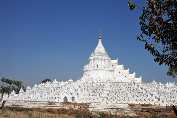 Hsinbyume Paya, a pagoda built to represent the Buddhist cosmos