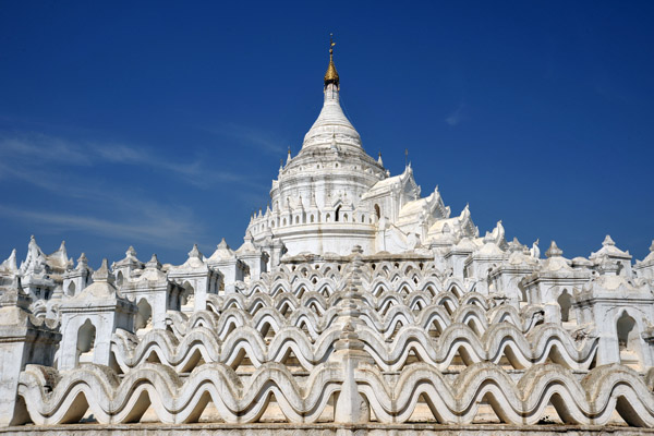 Mt Meru is the sacred mountain at the center of Buddhist cosmology