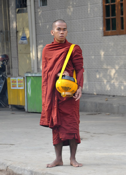 Burmese monk, Mandalay