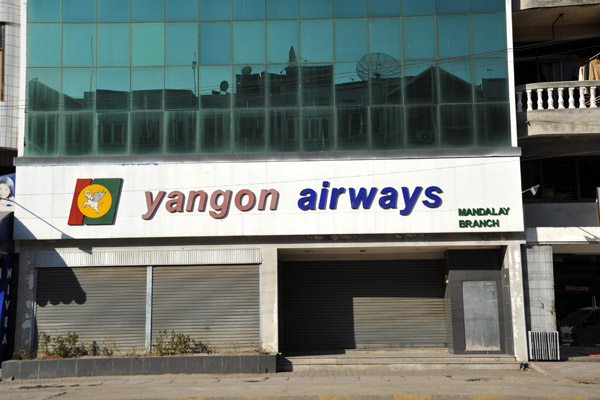 Yangon Airways office, Mandalay