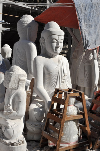Stone carvers district, Mandalay