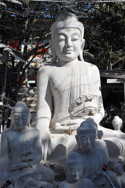 Stone carvers district, Mandalay