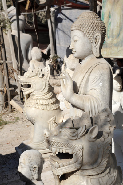 Stone carvers district, Mandalay