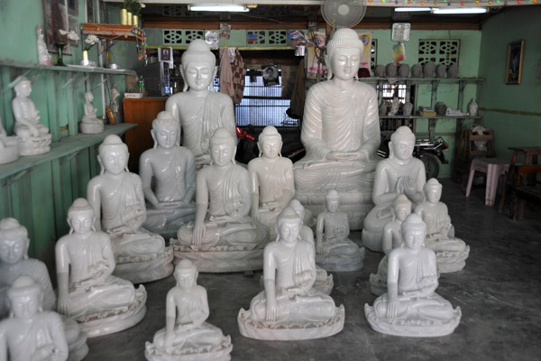 Stone carvers district, Mandalay