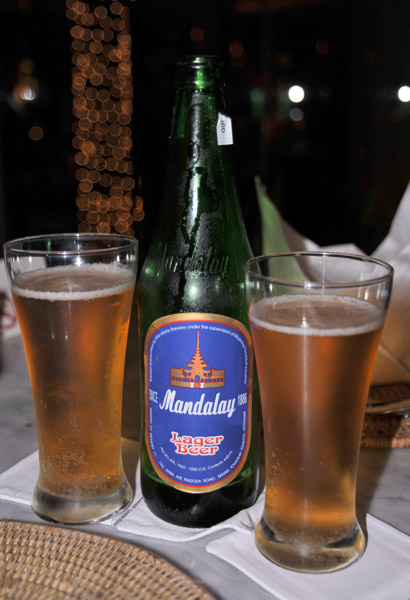 Mandalay Lager Beer - no where near as good as Myanmar Beer