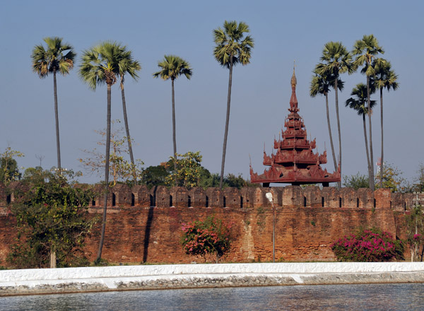 Mandalay Palace was built by King Mindon 1857-1859