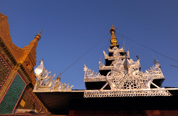 Silver roof, Sutaungpyai Pagoda. Mandalay Hill