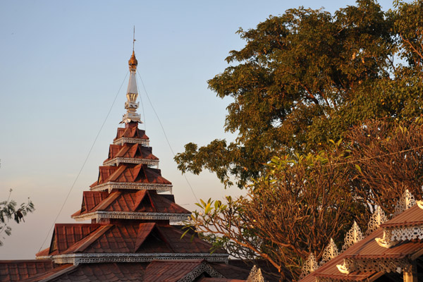 Temple roof, Sutaungpyai Pagoda, Mandalay Hill