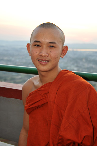Burmese monk, Mandalay