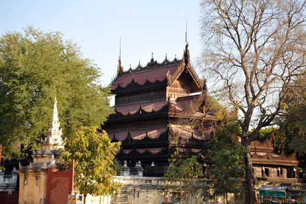 Shwenandaw Kyaung - Golden Palace Monastery - a remnant of Mandalay Palace