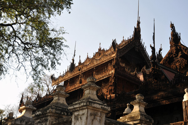 Golden Palace Monastery was built by King Mindon ca 1857-1859
