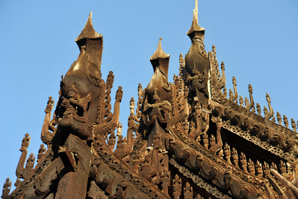 The entire building was once gilded in gold and covered with glass mosaics - that must have been a sight to see!
