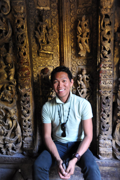 Dennis at the Golden Palace Monastery