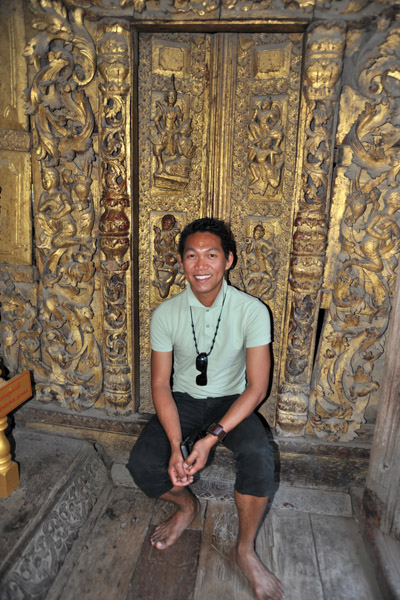 Dennis at the Golden Palace Monastery