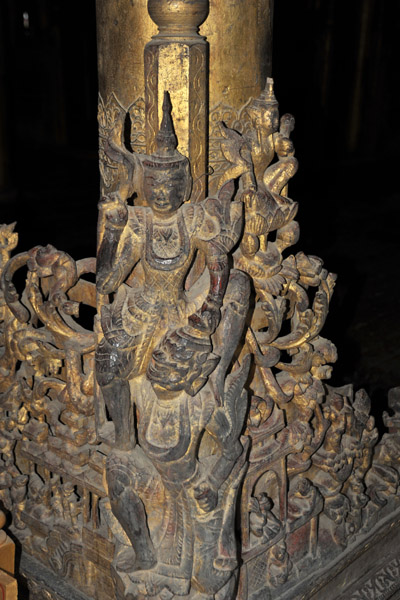 Woodcarving, Shwenanday Kyaung Monastery