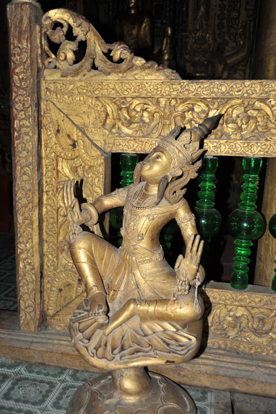 Woodcarving, Shwenanday Kyaung, Mandalay