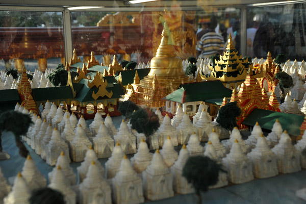Model of Kuthodaw Paya, Mandalay