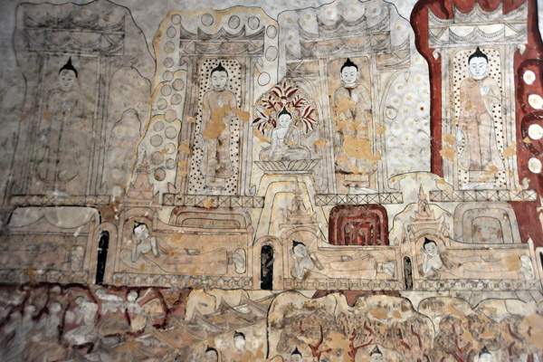 Frescoes, Sulamani Guphaya