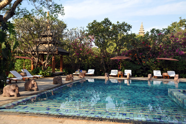 Pool of the Hotel @ Tharabar Gate, Old Bagan