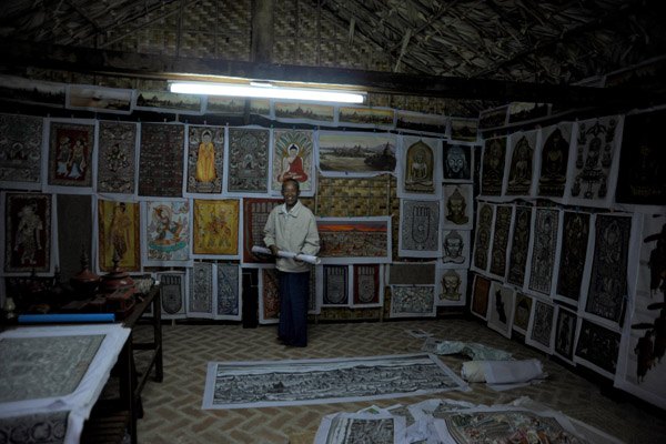 Painting shop, Old Bagan