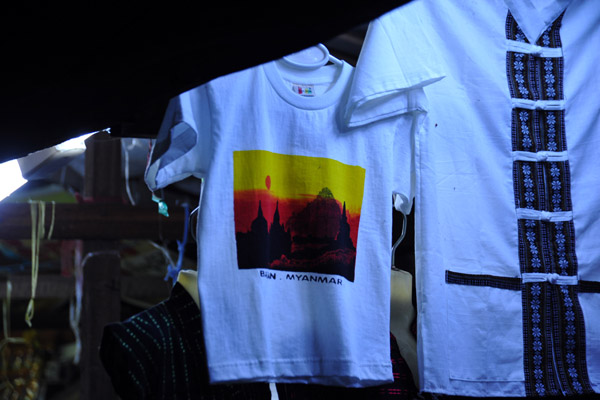 T-shirts, Old Bagan market