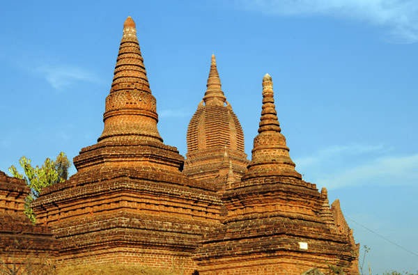 Three stupas at Bagan (Monument Number 1062)