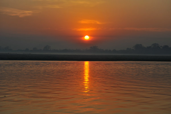 Sunrise on the Irrawaddy River, Sagaing