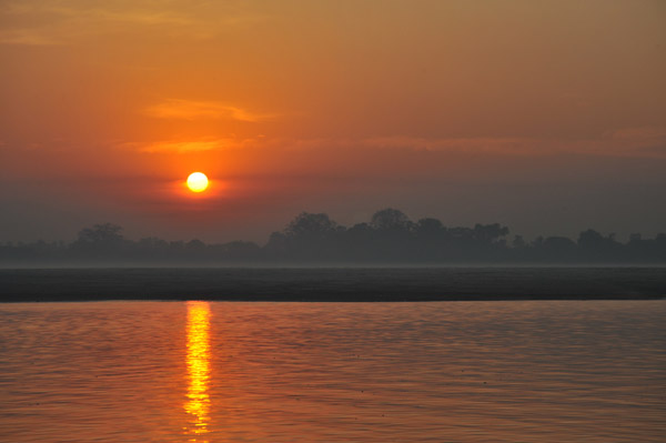 Sunrise on the Irrawaddy River, Sagaing