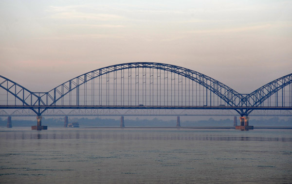 The New Sagaing Bridge over the Irrawaddy River