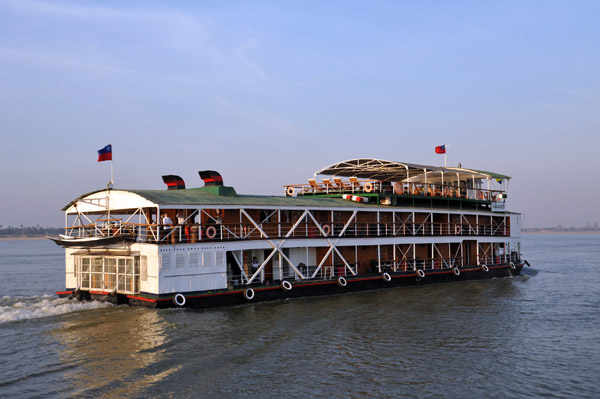 The RV Pandaw's luxury cruise takes two days between Mandalay and Bagan