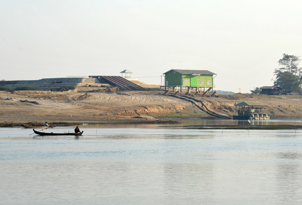 Irrigation pumping station on the Irrawaddy