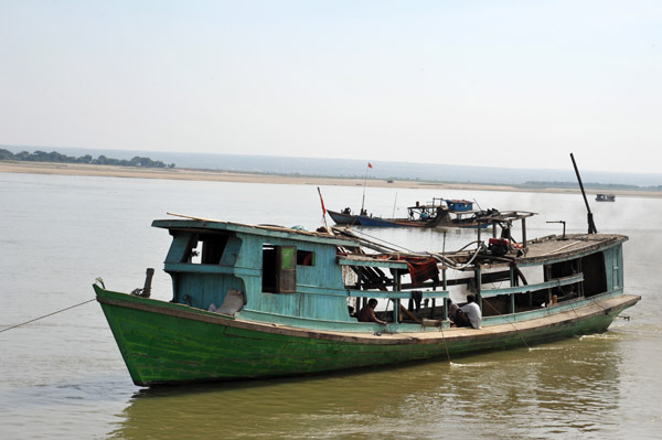 Boat on the Irrawaddy River