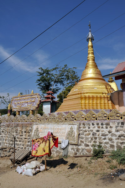 Stupa in Mt. Popa Village