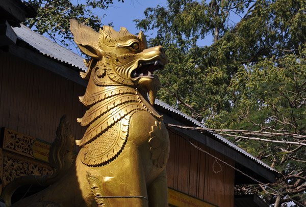 Burmese guardian lion (Chinthe), Mt. Popa
