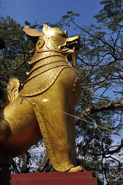 Burmese guardian lion (Chinthe)