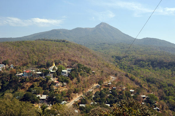 The volcano Mt. Popa - 1518 m (4980 ft)