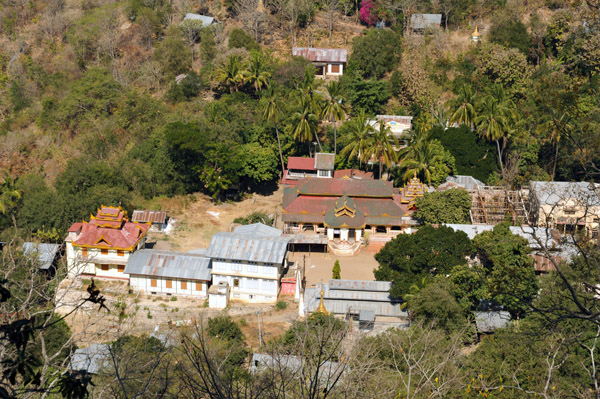 Monastery at the base of Pedestal Hill, Mt. Popa